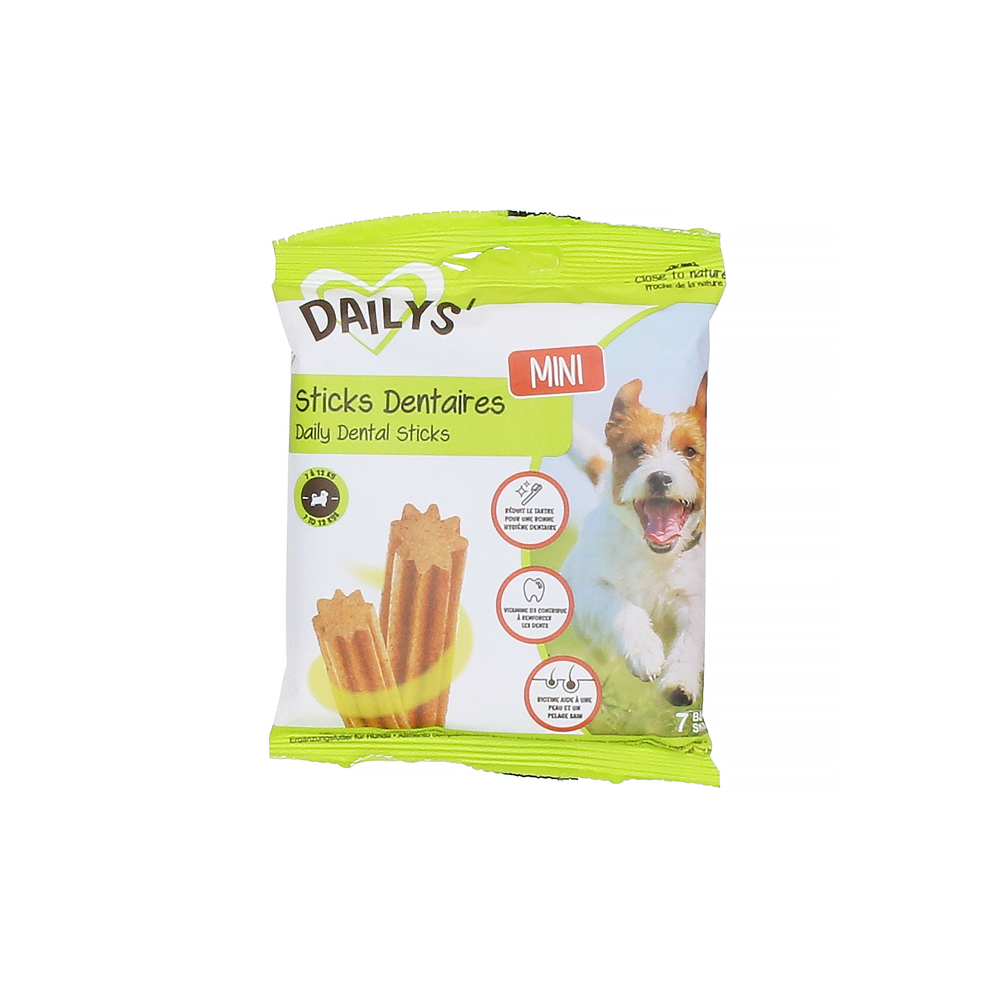 Sticks dentales Dailys Mini para perros pequeños