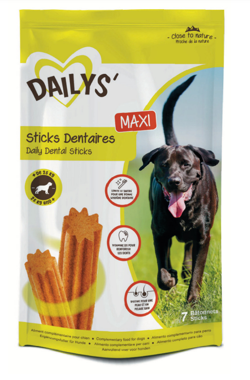 Bastoncini dentali Daily's Maxi per cani di taglia grande