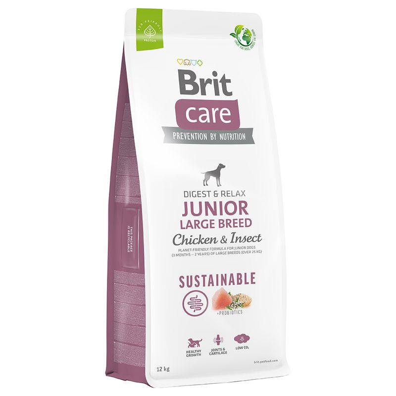 BRIT Care Sustainable Junior Large Breed con pollo e insectos para cachorro de raza grande