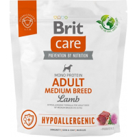 Brit Care Hypoallergenic Adult Medium Breed à l'agneau pour chien de tailles moyennes