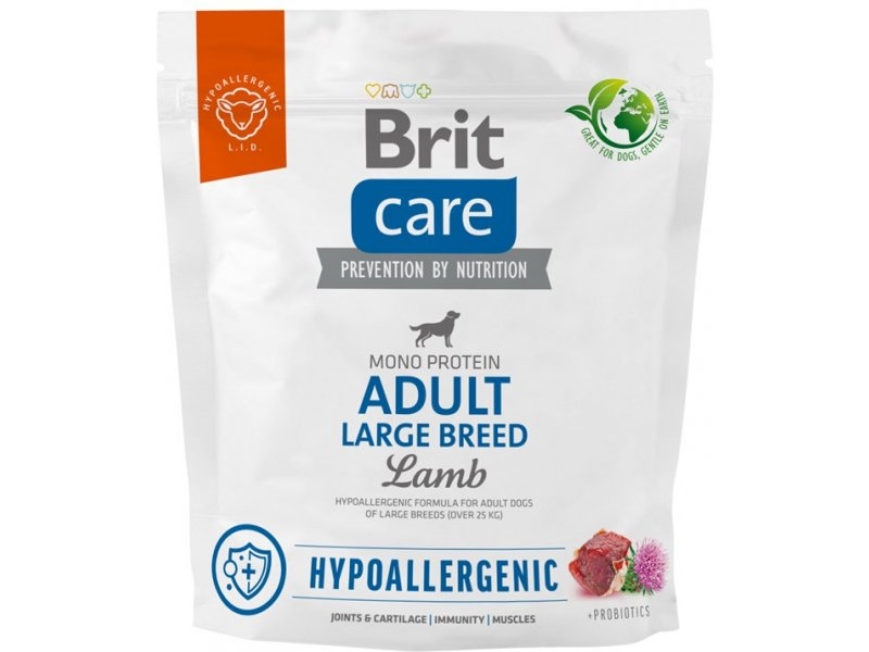 BRIT Care Hipoalergénico Adulto Raza Grande con Cordero para Perro de Razas Grandes