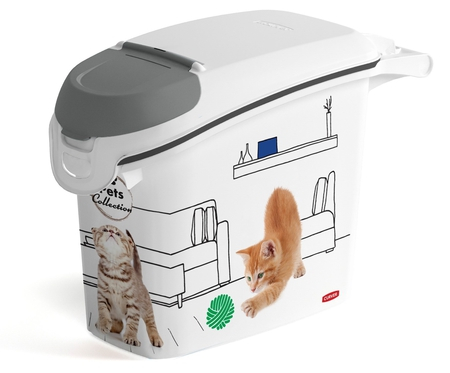Seau à croquettes pour chat - Container croquettes chat