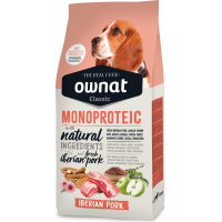 OWNAT Classic Monoproteic für erwachsene Hunde mit iberischem Schweinefleisch