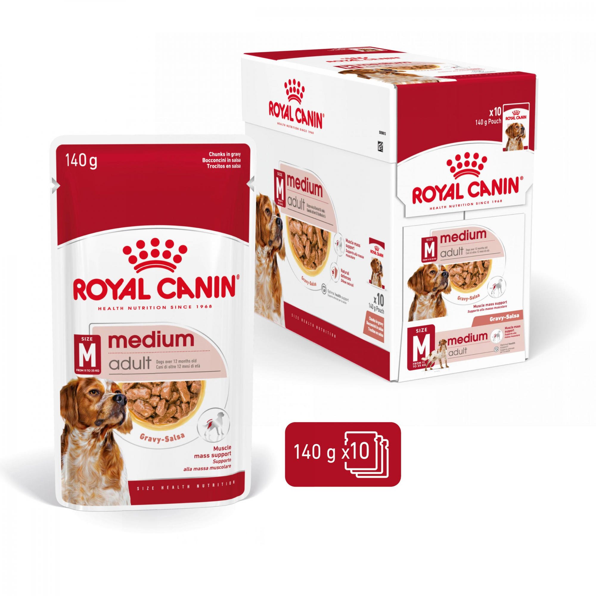 Royal Canin Medium adult sachet fraîcheur en sauce pour chien moyen adulte