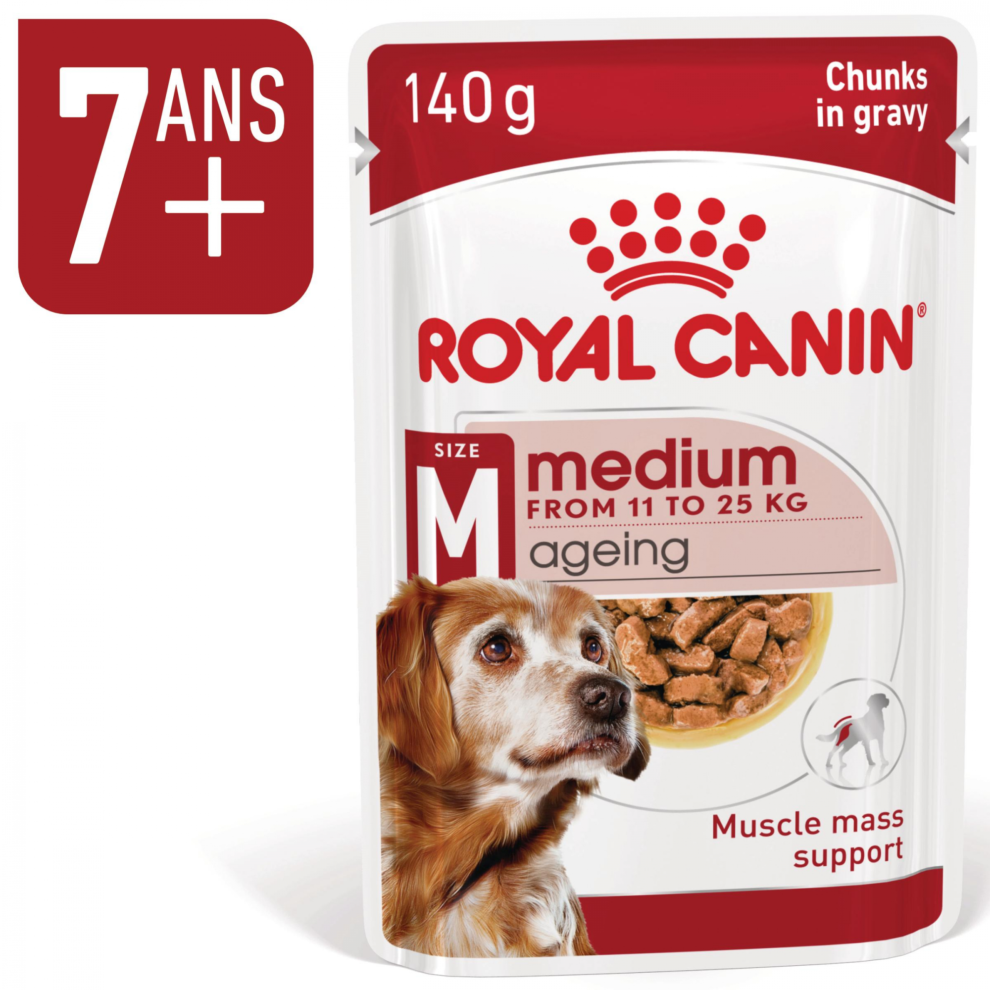 Royal Canin Medium Ageing Frischebeutel in Sauce für ältere Hunde
