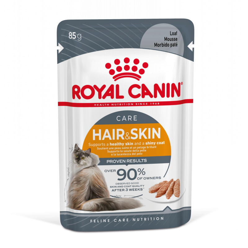 Royal Canin Hair & Skin sobre en Mousse para gatos