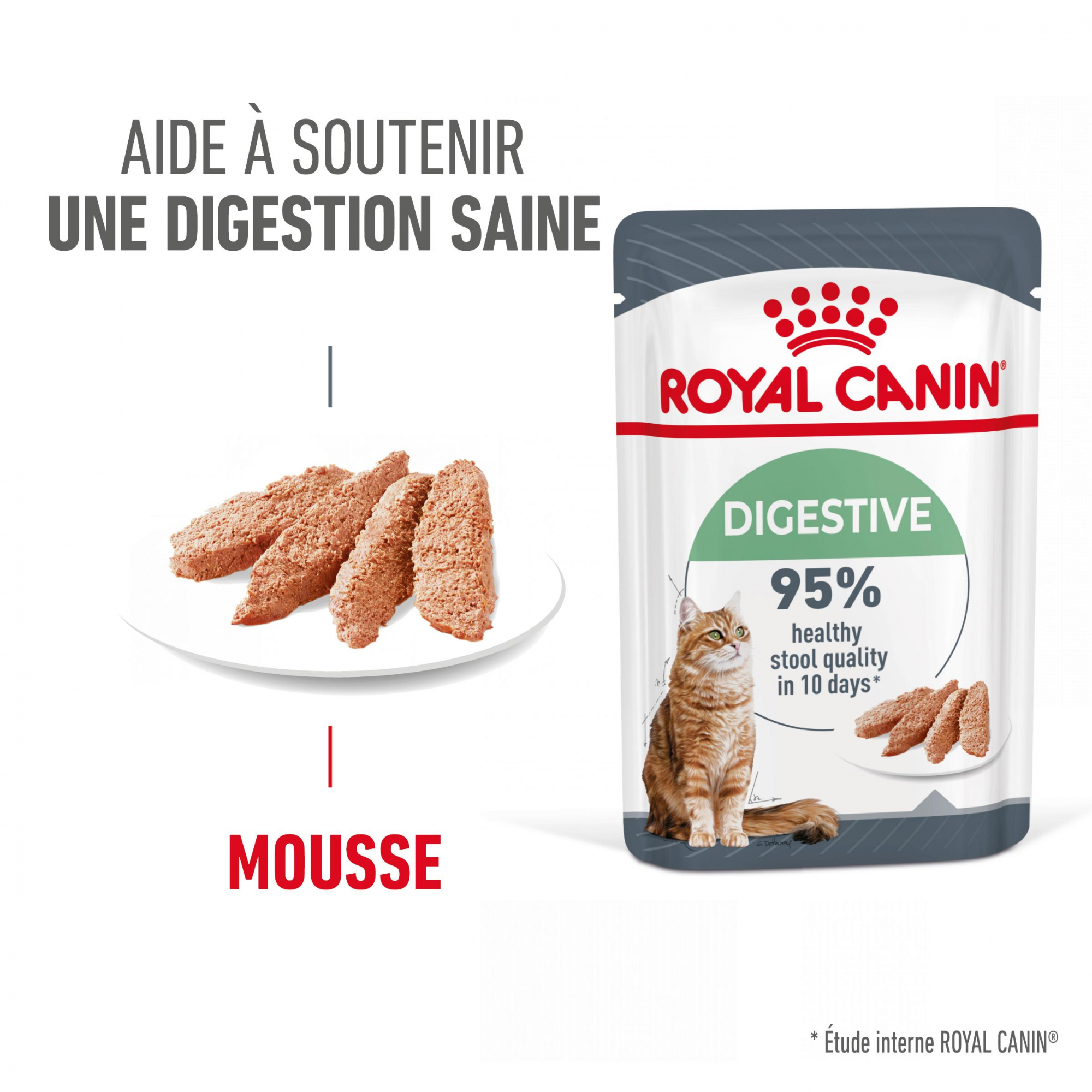 Royal Canin digestive care en mousse pour chat adulte