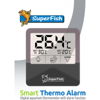SuperFishThermomètre d'aquarium avec fonction alarme