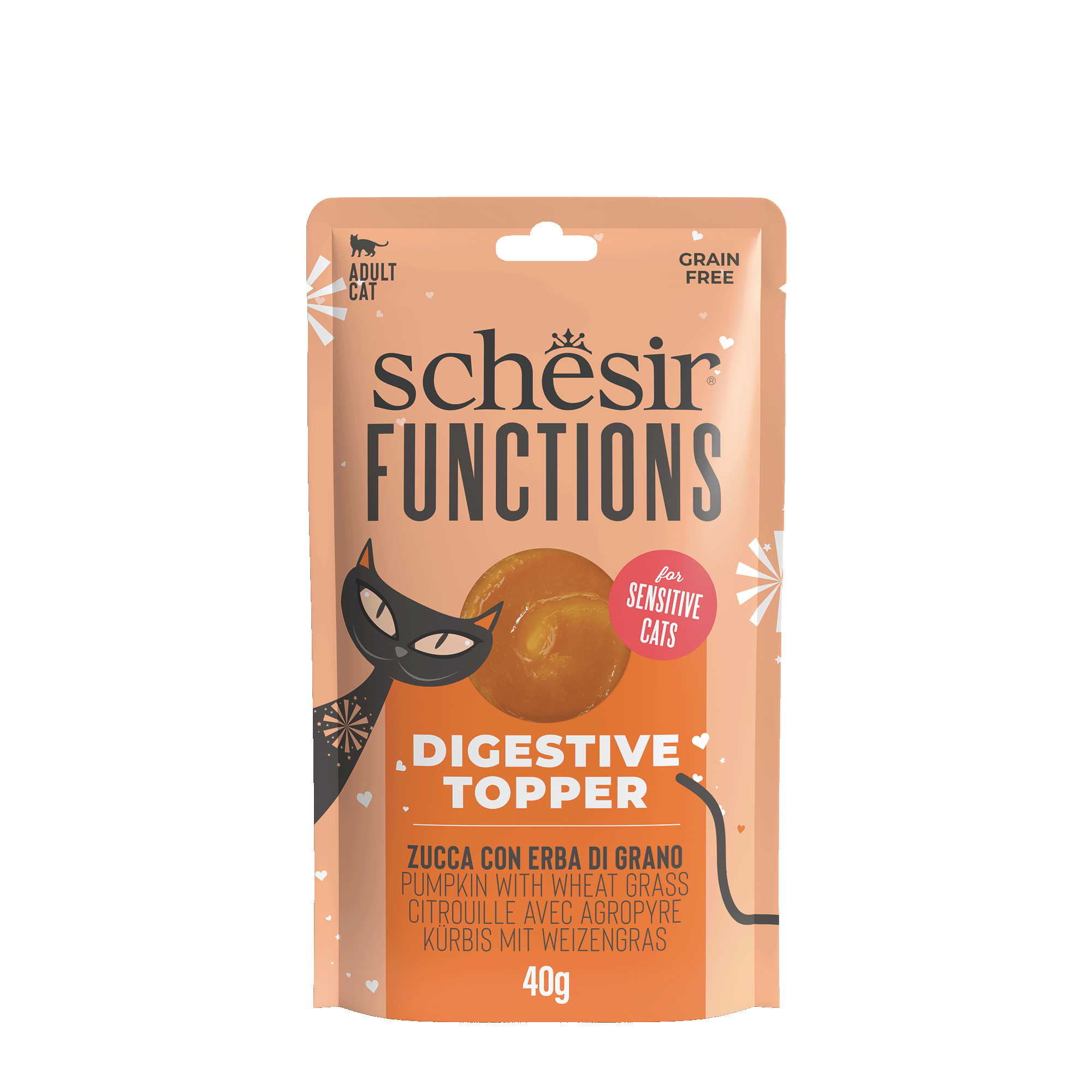 SCHESIR Functions Digestive Topper pour chat