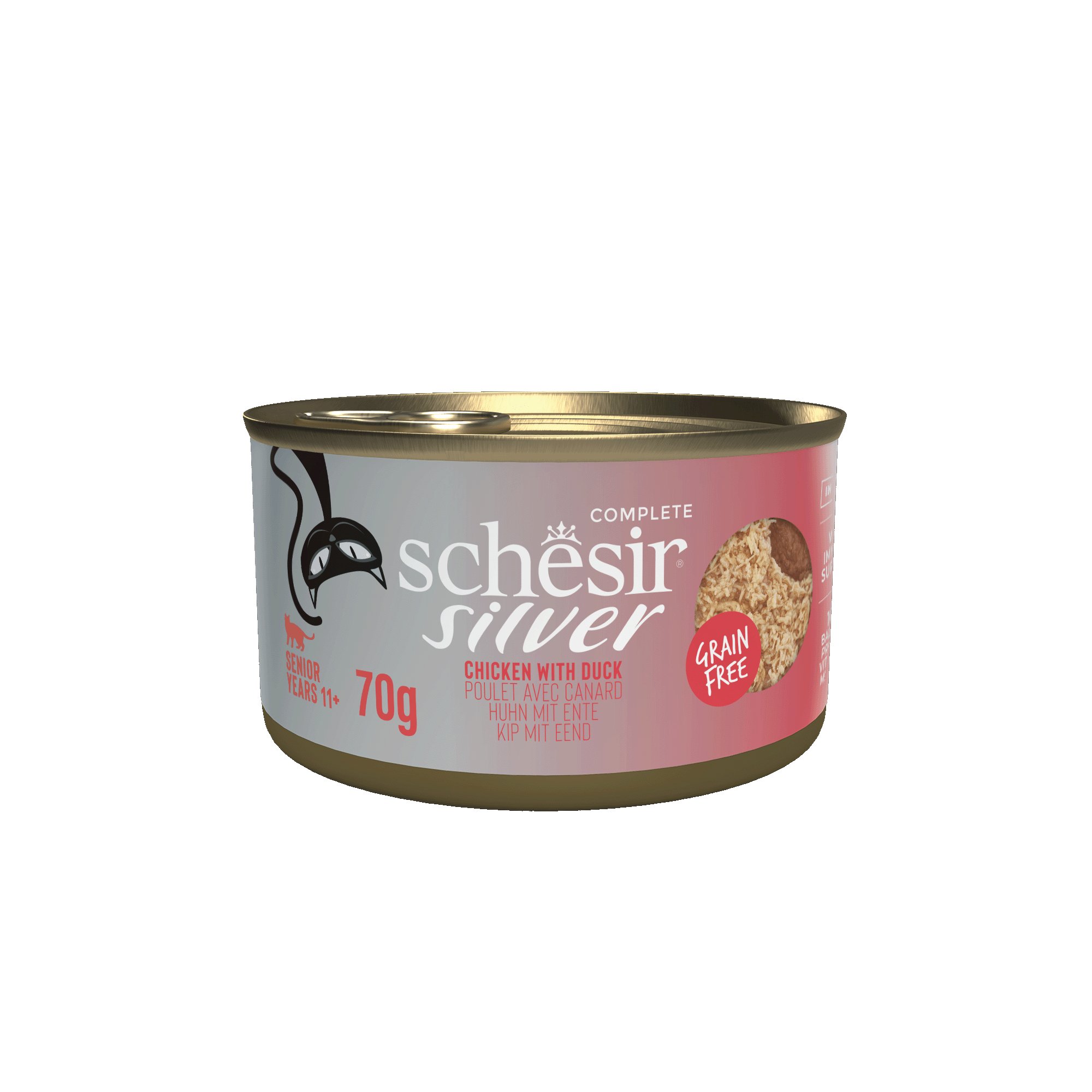 SCHESIR Senior Wholefood Filets für ältere Katzen- 3 Geschmacksrichtungen zur Auswahl