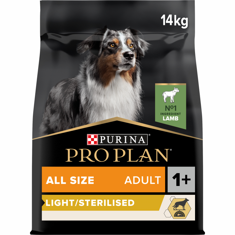 PRO PLAN All Sizes Adult Light / Sterilised de cordero para perros