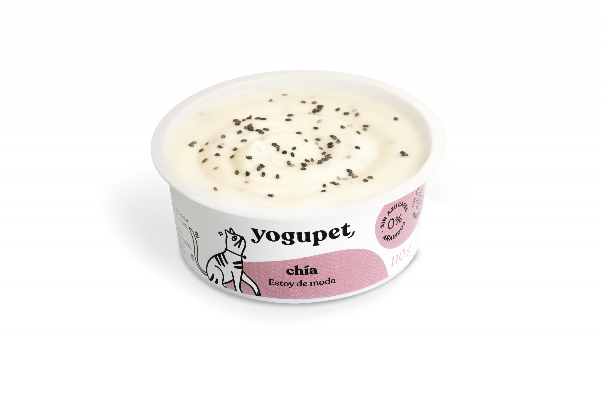 Yogupet Ergänzendes pasteurisiertes Joghurt für Katzen - 2 Geschmacksrichtungen