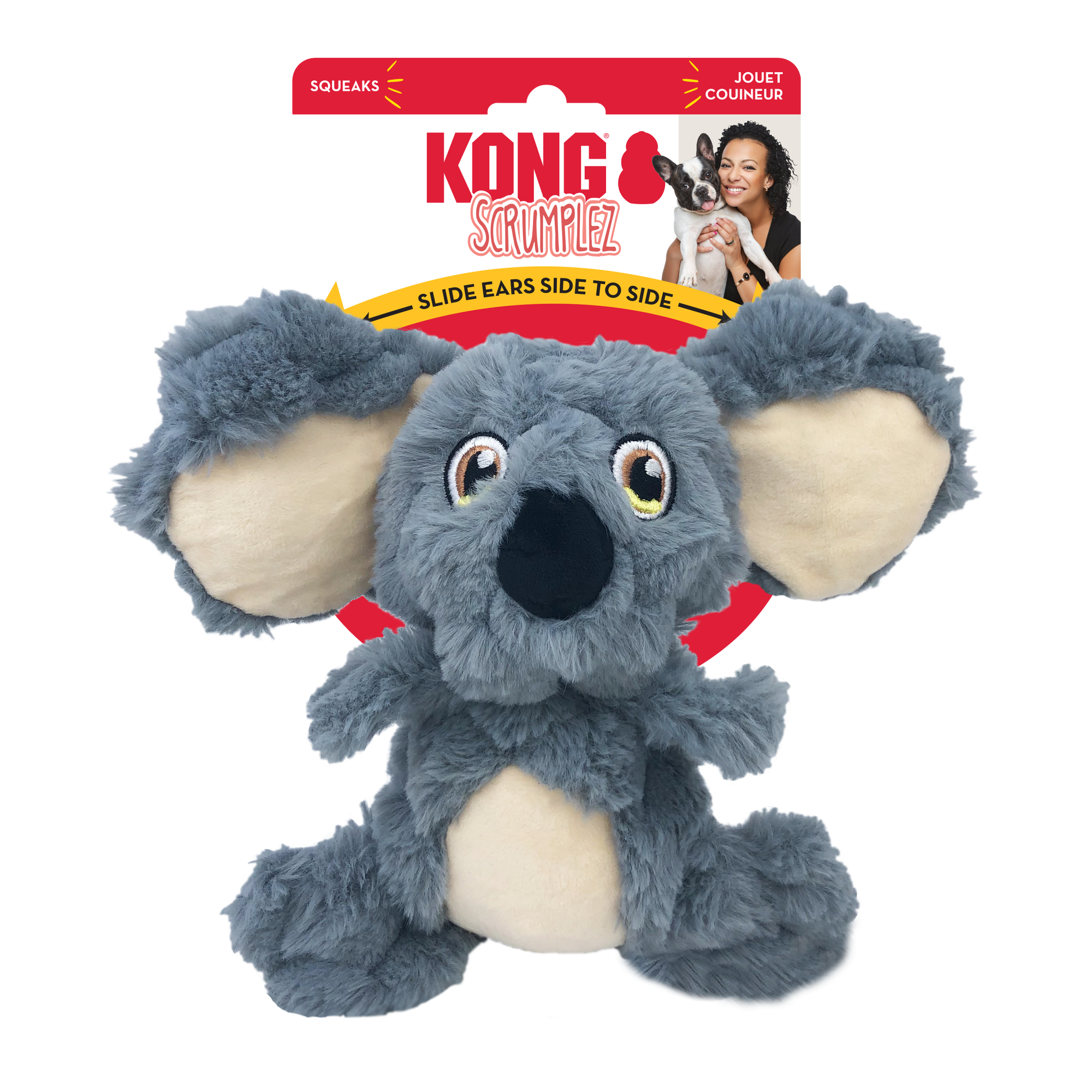 Peluche KONG Scrumplez Koala pour chien 