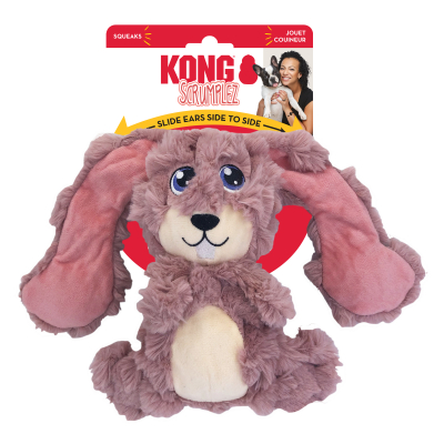 Peluche KONG Scrumplez Bunny pour chien 