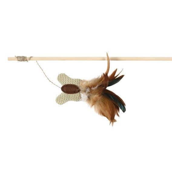 Canne à pêche - 2 modèles : papillon et souris 