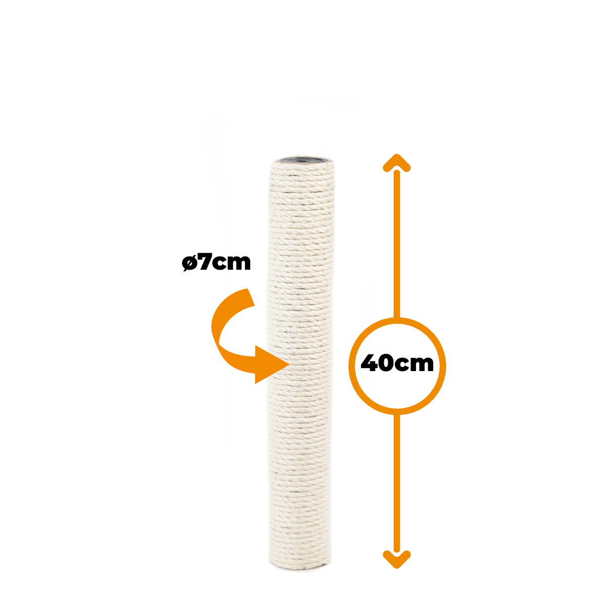 Universal-Ersatzpfahl für Kratzbäume Zolia Durchmesser 7 cm