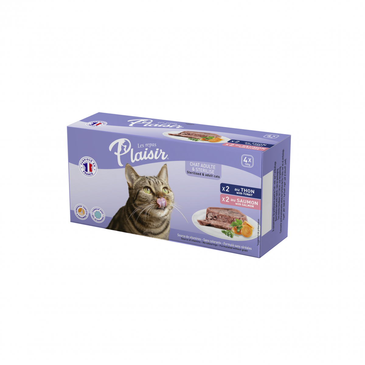 Pack Repas Plaisir Comida húmeda para gatos esterilizados
