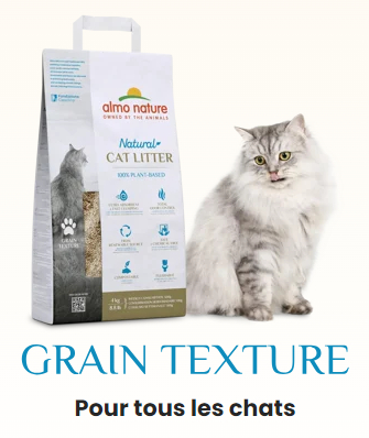 Litière CatLitter Grain Texture pour chat 