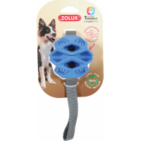 Zolux Jouet outdoor en corde avec balle en TPR pour chien - 3 coloris disponibles