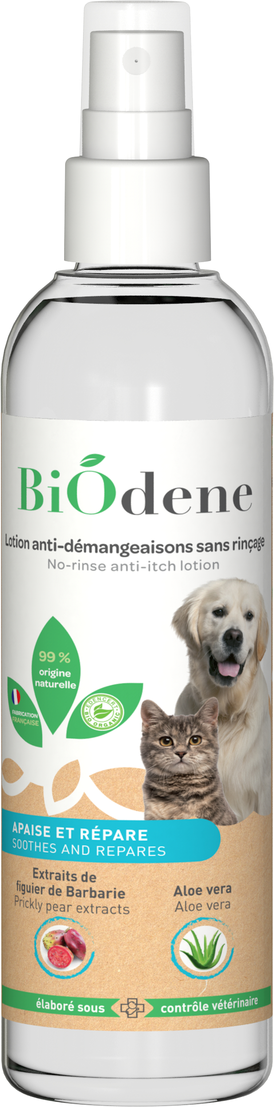 Biodene Lotion Anti Démangeaison Sans Rinçage
