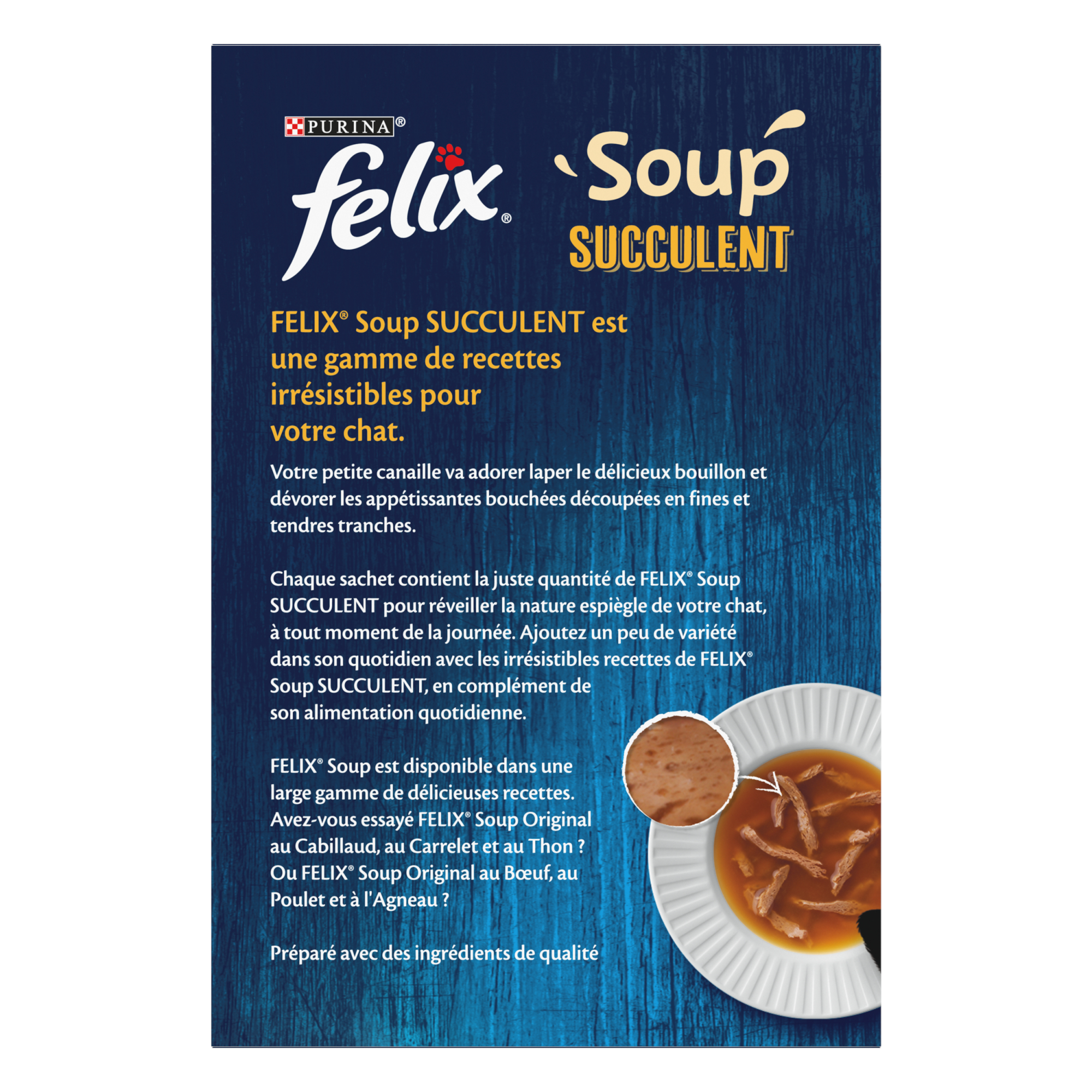 Felix Soup Succulent sopa para gatos Pescado
