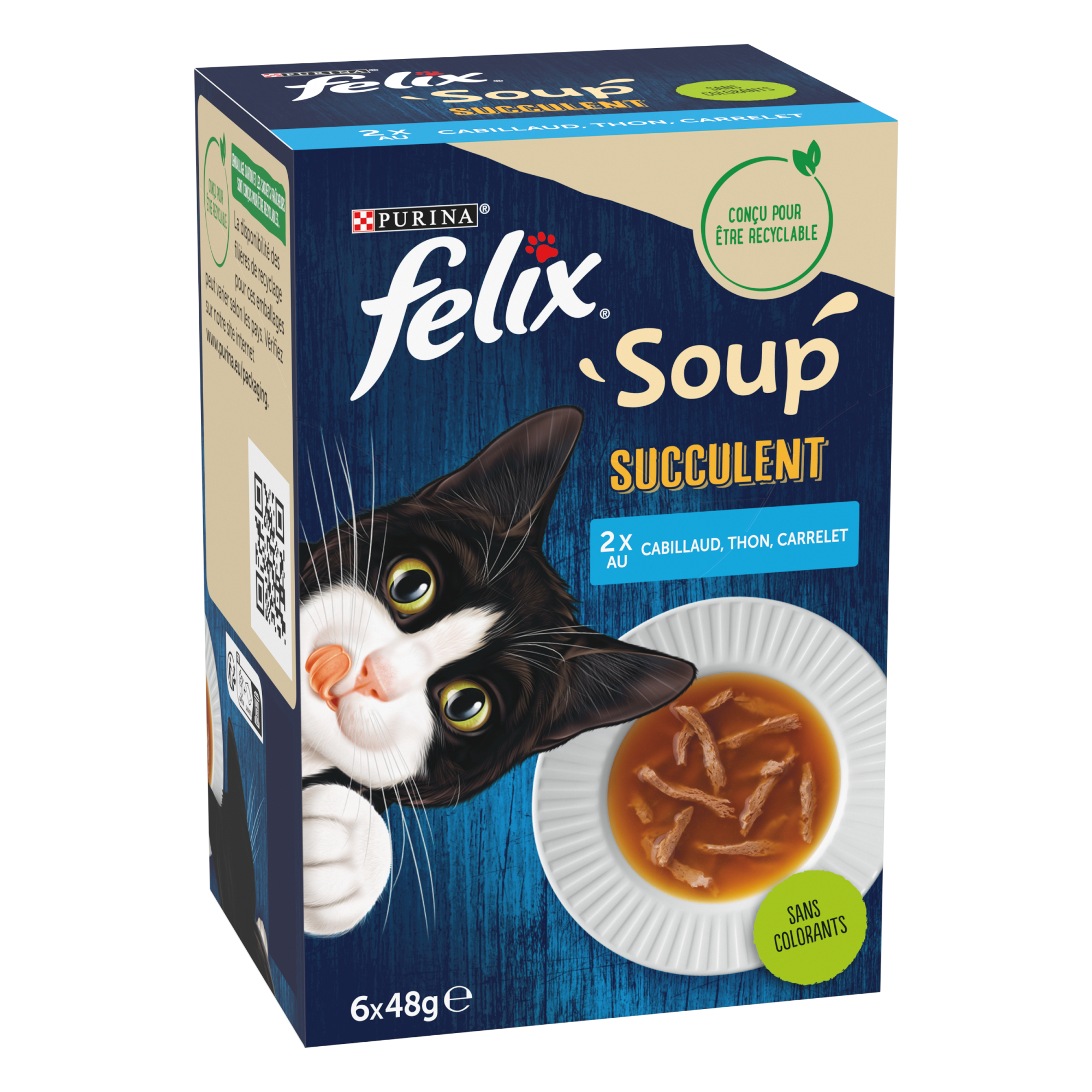 Felix Soup Succulent Sélection de Poisson pour chat adulte