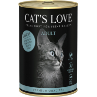 Pâtée CAT'S LOVE Repas complet pour chat adulte au poisson