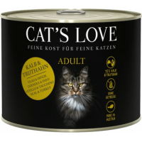 Pâtée CAT'S LOVE Repas complet pour chat adulte au veau & dinde