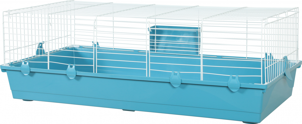 Cage pour lapin et grand rongeur - 100 à 120 cm - Zolux PRIMO bleu