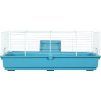 Cage pour lapin et grand rongeur - 100 à 120 cm - Zolux PRIMO bleu