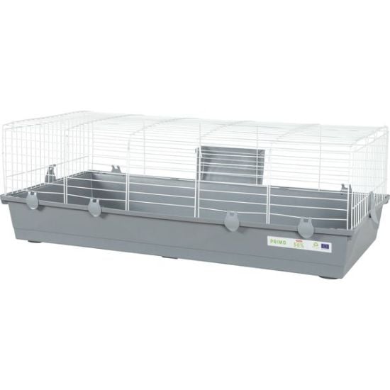 Cage pour lapin et grand rongeur - 100 à 120 cm - Zolux PRIMO gris