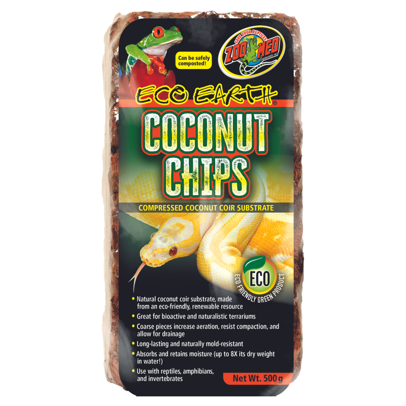 Natürliches Substrat Kokosnuss-Splitter Zoomed Coconut Chips