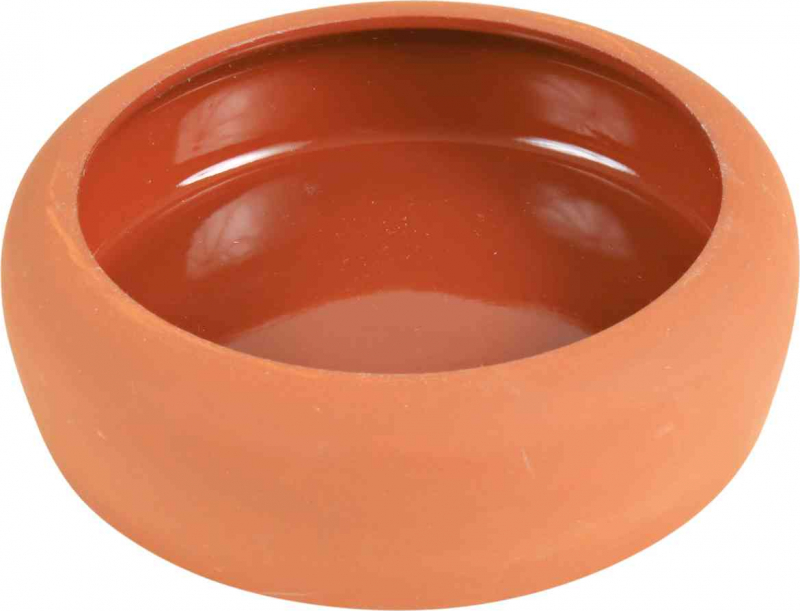 Ciotola ceramica semplice con bordi arrotondati