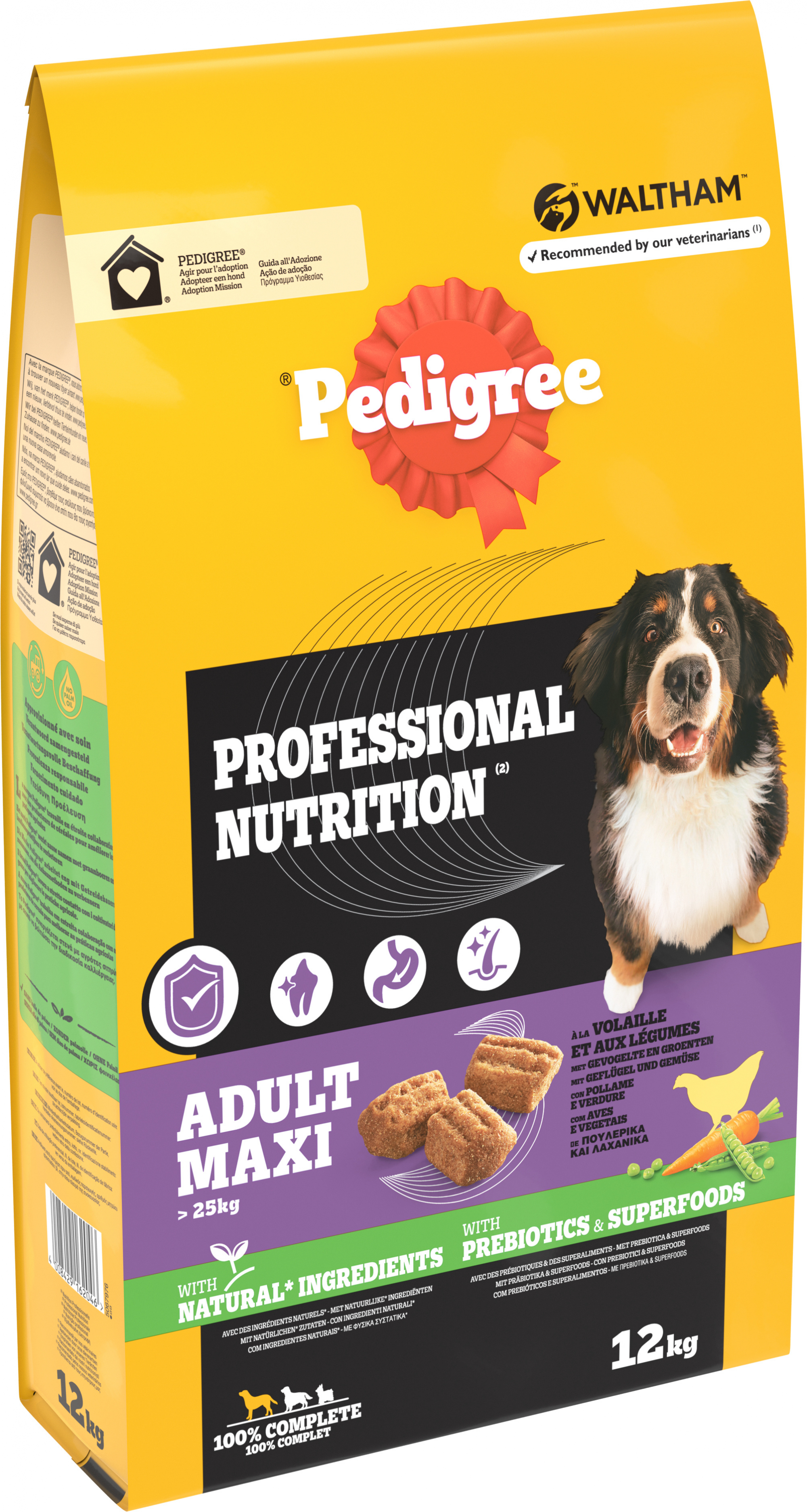 PEDIGREE Professional Nutrition Adult MAXI Aves y verduras para perros