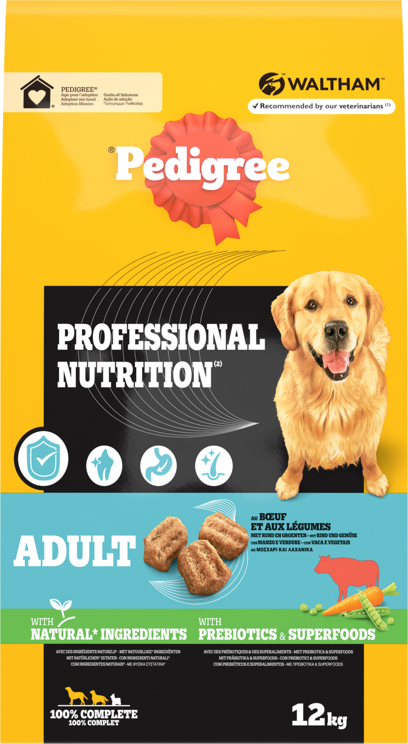 PEDIGREE Professional nutrition adult au Bœuf et aux légumes pour chien adulte 