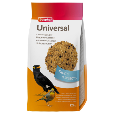Beaphar Universal, Pâtée Universelle pour Oiseaux frugivores et insectivores 