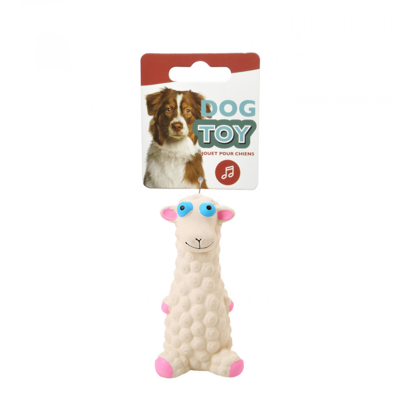 Brinquedo de látex em forma de ovelha para cachorro