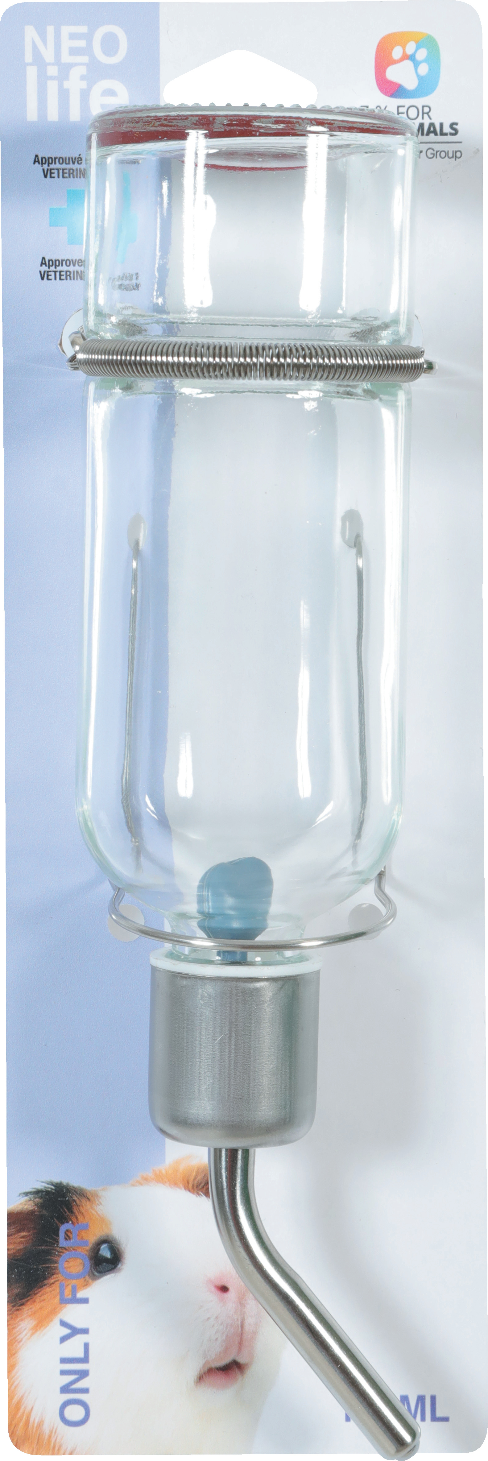 Zolux NEOLIFE Glasflasche für Kleintiere - 2 Größen erhältlich
