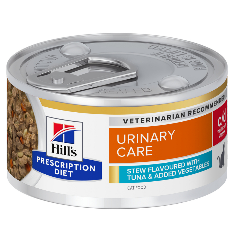 Hill's PRESCRIPTION DIET c/d Urinary Stress Multicare Geschmorter Thunfisch und Gemüse für Katzen