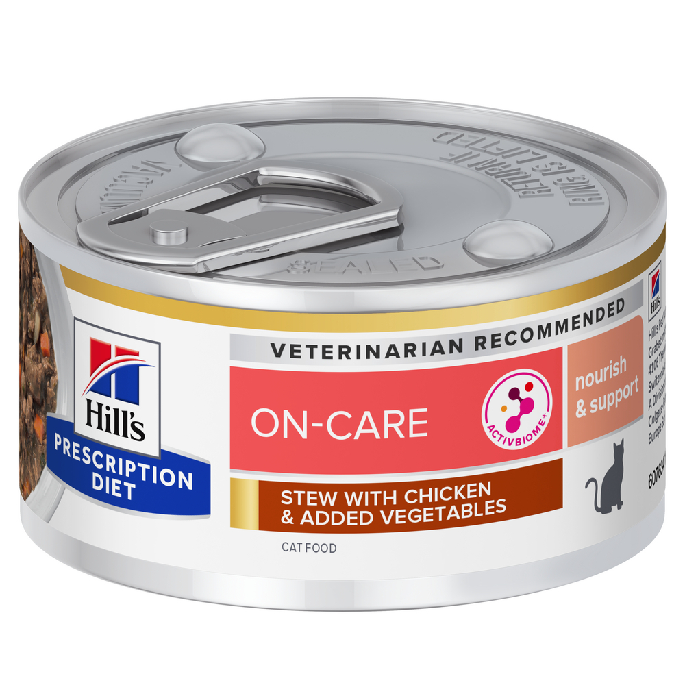 Hill's Prescription Diet ON-Care Schmorgerichte mit Huhn und Gemüse für Katzen 