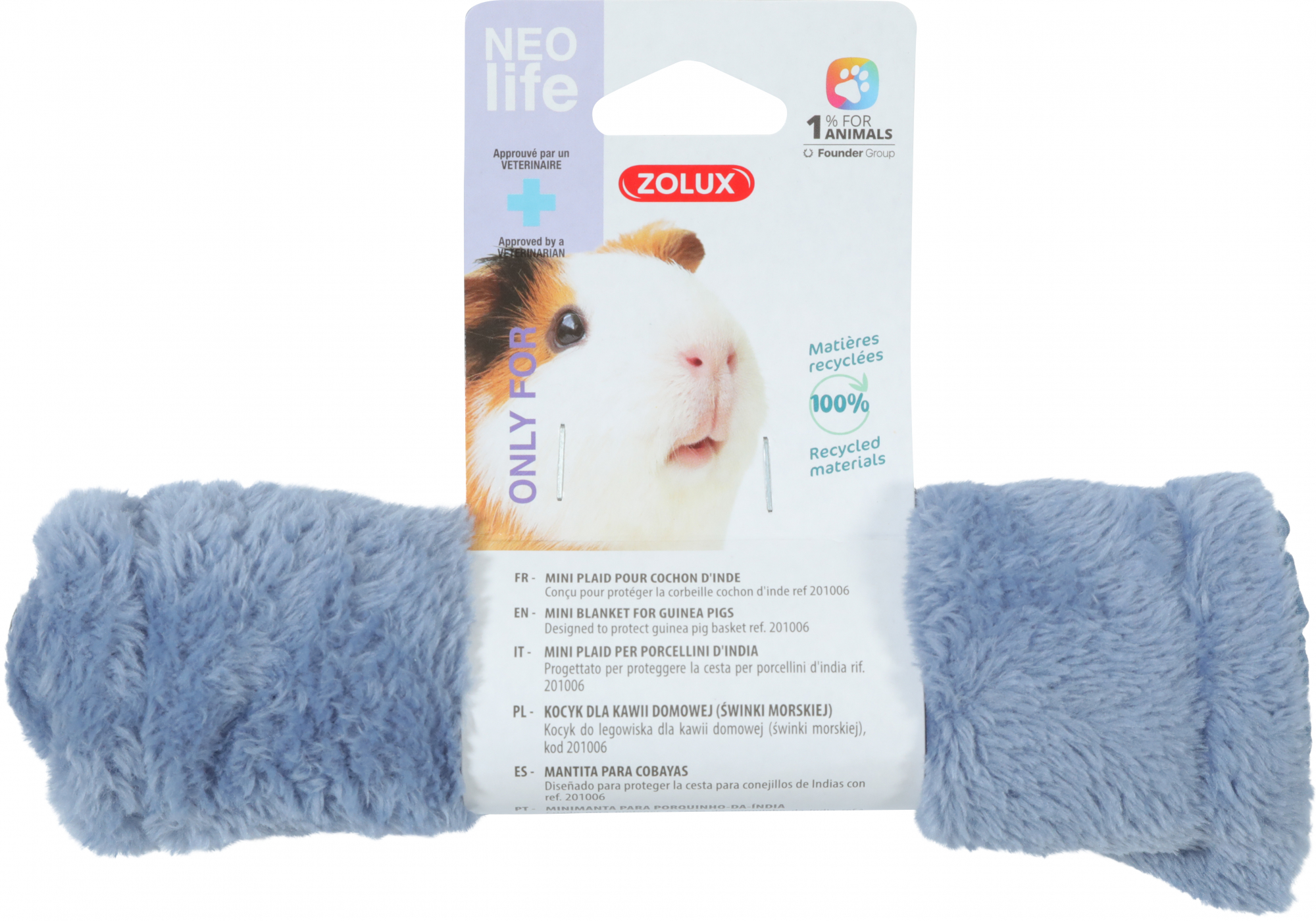 Mini manta polar Zolux NEOLIFE para cobayas