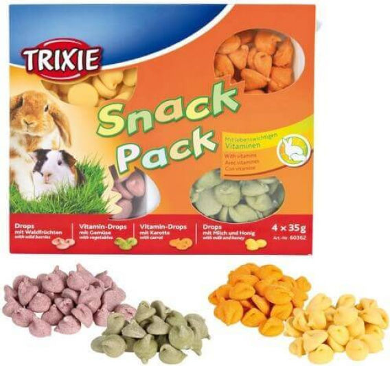 Friandises pour rongeurs et lapins Snack Pack