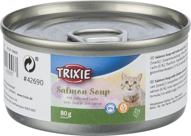 Trixie Salmon Soup au poulet et au saumon