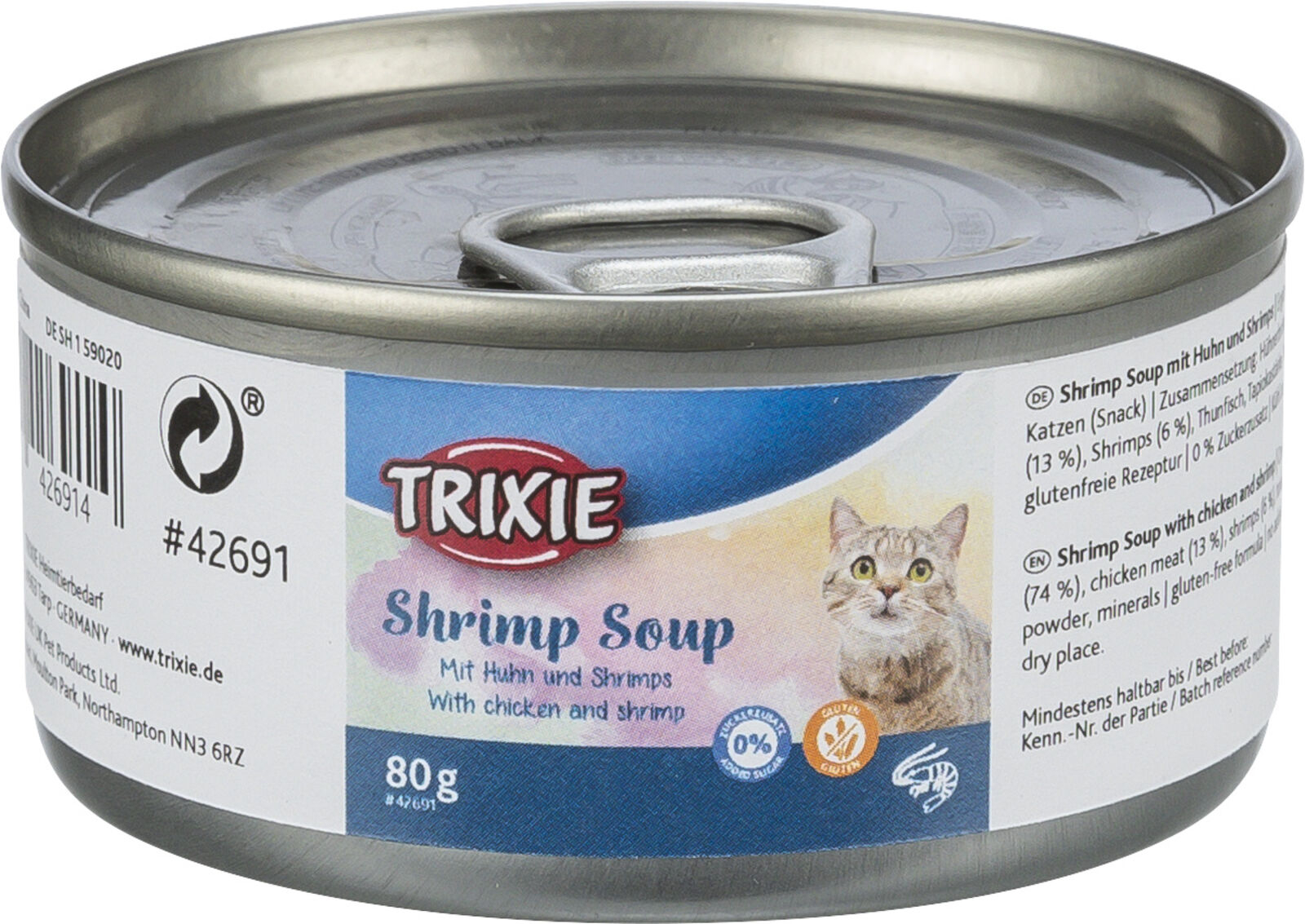 Trixie Shrimp Soup au poulet et aux crevettes 