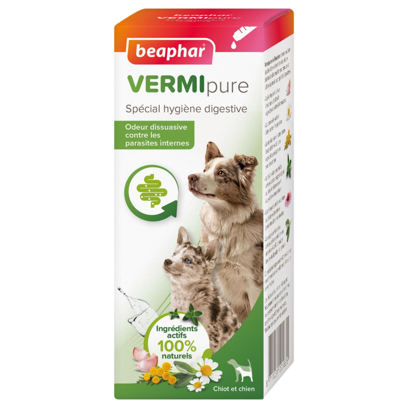 VERMIpure, Verdauungsflüssigkeitslösung für Welpen und Hunde