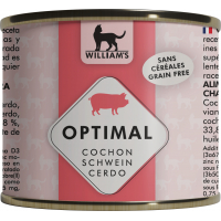 WILLIAM'S Pâtée pour chat sans céréales au cochon