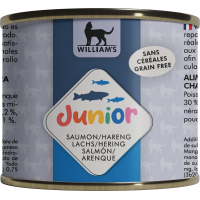 WILLIAM'S Junior Grain Free Salmón y arenque latas para gatitos