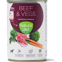 NATURA DIET DOG Beef & Vegs alimento natural para perros