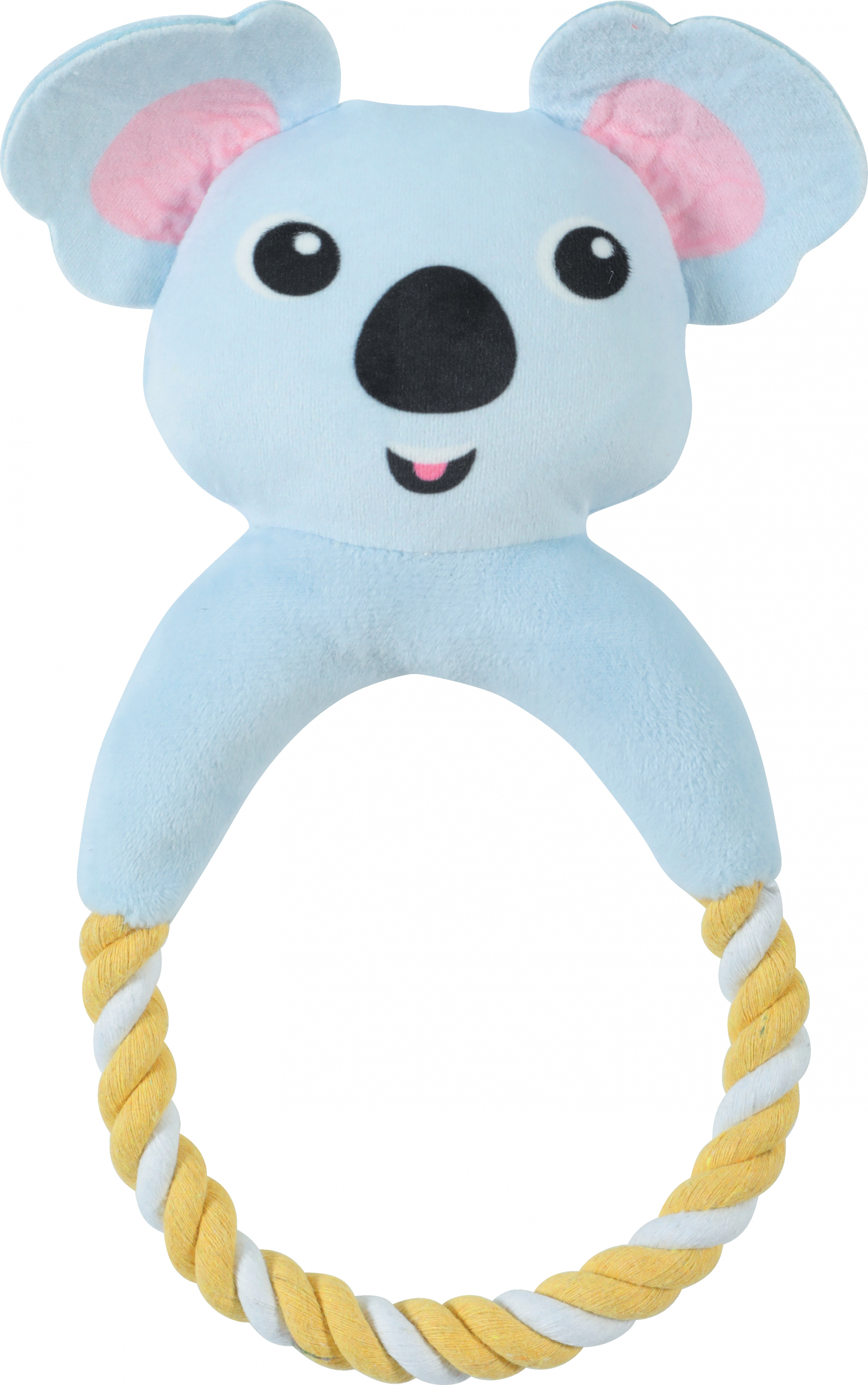 Speelgoed pluche knuffel met touw en geluid voor puppy Calinou koala