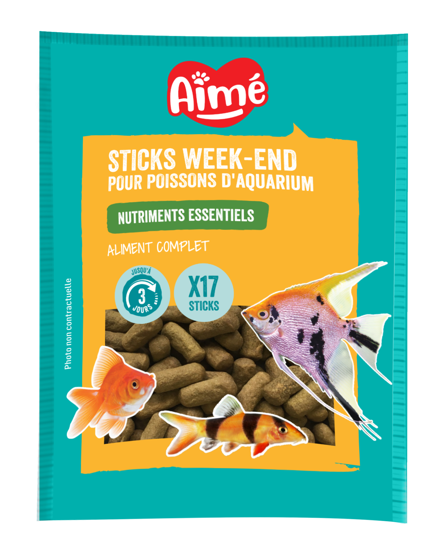 Aimé Sticks Week-End para peces de acuario